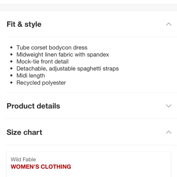 Target corset Bodycon dress size 8 - Picture 7 of 7